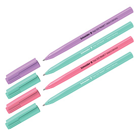 Набор шариковых ручек Schneider "Tops 505 F Pastel", 4шт., синие, 0,8мм, корпус ассорти, блистер