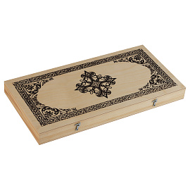 Игра настольная ТРИ СОВЫ "Нарды", с деревянной доской 40*40см фото Игра настольная ТРИ СОВЫ "Нарды", с деревянной доской 40*40см