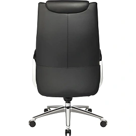 Кресло для руководителя Easy Chair 545 ML черное (натуральная кожа с компаньоном, металл)