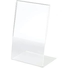 Ценникодержатель-подставка Attache акрил 80x120 мм прозрачный