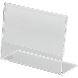 Ценникодержатель-подставка Attache акрил 70x50 мм прозрачный