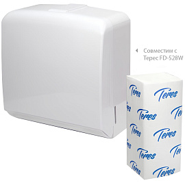 Полотенца бумажные листовые Терес H3 V-сложение (ZZ) 2-слойные белые 20 пачек по 200 листов (Т-0221)