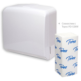 Полотенца бумажные листовые Терес H3 V-сложение (ZZ) 2-слойные белые 20 пачек по 200 листов (Т-0221)