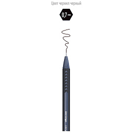 Ручка шариковая Berlingo "Triangle Twin" черная, 0,7мм, игольчатый стержень фото Ручка шариковая Berlingo "Triangle Twin" черная, 0,7мм, игольчатый стержень