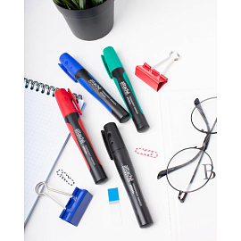 Маркер перманентный Attache Selection Pegas черный (толщина линии 2-5 мм) круглый наконечник