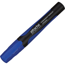 Маркер перманентный Attache Selection Pegas синий (толщина линии 2-5 мм) круглый наконечник