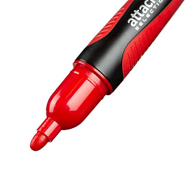 Маркер перманентный Attache Selection Pegas красный (толщина линии 2-5 мм) круглый наконечник