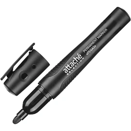 Набор маркеров перманентных Attache Selection Pegas 4 цвета (толщина линии 2-5 мм) круглый наконечник