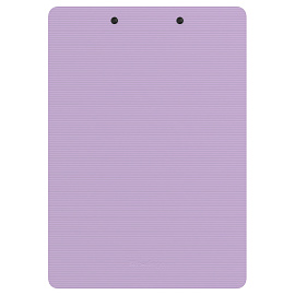 Планшет с зажимом Berlingo "Instinct" А4, пластик (полифом), лаванда/черный