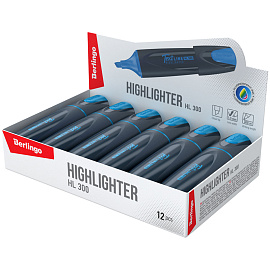 Текстовыделитель Berlingo "Textline HL300" голубой, 1-5мм фото Текстовыделитель Berlingo "Textline HL300" голубой, 1-5мм