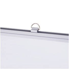 Доска магнитно-маркерная OfficeSpace, 100*150см, алюминиевая рамка, полочка