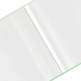 Папка с 40 вкладышами СТАММ "Сияние" А4, 21мм, 700мкм, пластик, белый