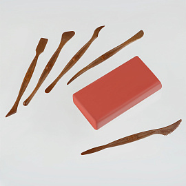 Паста (масса) для моделирования и лепки JOVI, отвердевающая, НАБОР, 7 шт. по 500 г, стеки, 80