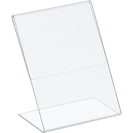 Ценникодержатель-подставка Attache акрил 80x90 мм прозрачный фото Ценникодержатель-подставка Attache акрил 80x90 мм прозрачный
