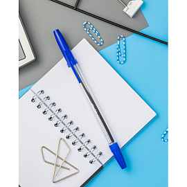 Ручка шариковая неавтоматическая Attache Economy Elementary синяя (толщина линии 0.5 мм) фото Ручка шариковая неавтоматическая Attache Economy Elementary синяя (толщина линии 0.5 мм)