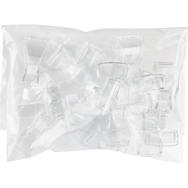 Ценникодержатель подвесной на прищепке прозрачный (10 штук в упаковке)