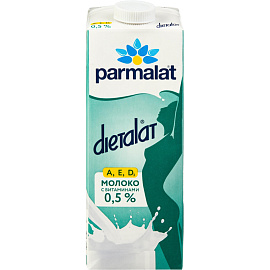 Молоко Parmalat dietalat ультрапастеризованное 0.5% 1 л