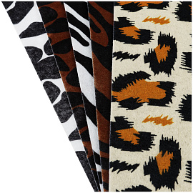 Фетр ArtSpace, А4, 5л., 5цв., 2мм, с узором