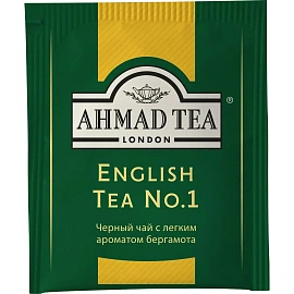 Чай черный Ahmad Tea English №1 100 пакетиков (бергамот)