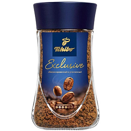 Кофе растворимый сублимированный Tibio Exclusive Arabica 190 г (стеклянная банка)