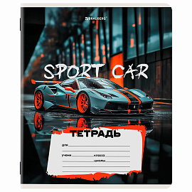 Тетрадь 12 л. BRAUBERG клетка, обложка картон, МИКС-3, 107270