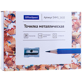 Точилка металлическая OfficeSpace 1 отверстие фото Точилка металлическая OfficeSpace 1 отверстие