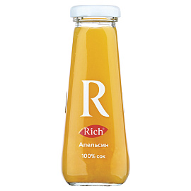 Сок Rich апельсиновый 0.2 л (12 штук в упаковке)