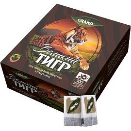 Чай чёрный Великий Тигр Grand 100 пакетиков