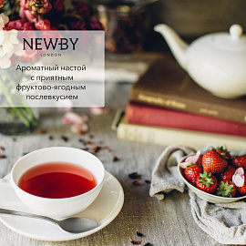 Чай черный Newby Finest Blend 25 пакетиков (клубника, манго)