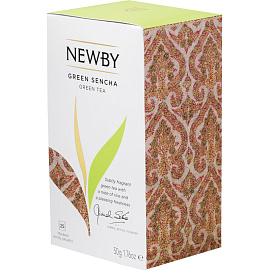 Чай зеленый Newby Green Sencha 25 пакетиков