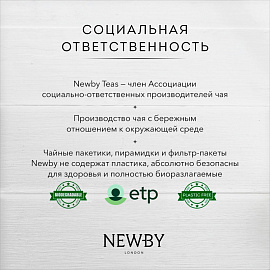 Чай зеленый Newby Green Sencha 25 пакетиков
