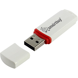 Флешка USB 2.0 8 ГБ Smartbuy Crown (SB8GBCRW-W)