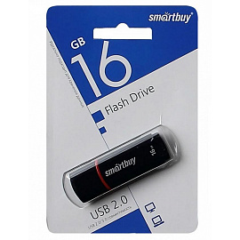 Флешка USB 2.0 16 ГБ Smartbuy Crown (SB16GBCRW-K)
