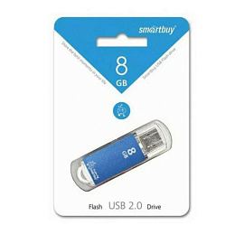 Флешка USB 2.0 8 ГБ SmartBuy V-Cut (SB8GBVC-B)