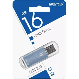 Флешка USB 2.0 16 ГБ Smartbuy V-Cut (SB16GBVC-B)