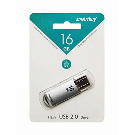 Флешка USB 2.0 16 ГБ Smartbuy V-Cut (SB16GBVC-S)