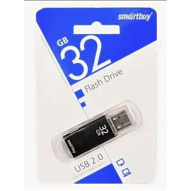 Флешка USB 2.0 32 ГБ Smartbuy V-Cut (SB32GBVC-K)