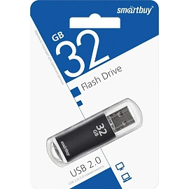 Флешка USB 2.0 32 ГБ Smartbuy V-Cut (SB32GBVC-K)