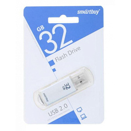 Флешка USB 2.0 32 ГБ Smartbuy V-Cut (SB32GBVC-S)