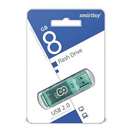 Флешка USB 2.0 8 ГБ Smartbuy Glossy Series (SB8GBGS-G)