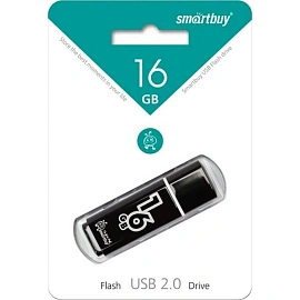 Флешка USB 2.0 16 ГБ Smartbuy Glossy Series (SB16GBGS-K)