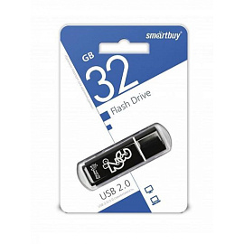 Флешка USB 2.0 32 ГБ Smartbuy Glossy Series (SB32GBGS-K)