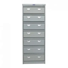 Шкаф картотечный Практик AFC-07 для формата А5 (7 отделений, 515x631x1327 мм)