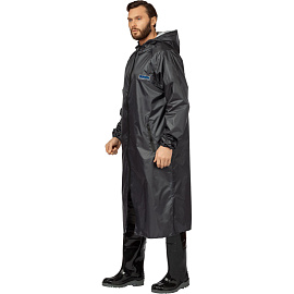 Плащ влагозащитный Membrane WPL полиэфирный с ПУ покрытием на молнии тёмно-серый (размер 44-46, рост 170-176)