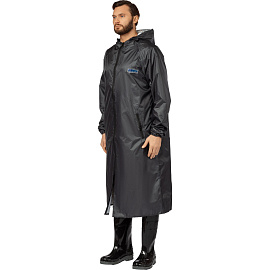 Плащ влагозащитный Membrane WPL полиэфирный с ПУ покрытием на молнии тёмно-серый (размер 44-46, рост 182-188)