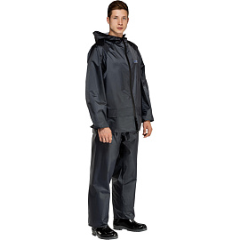 Костюм влагозащитный Membrane-КБР полиэфир с полиуретановым покрытием тёмно-серый (размер 56-58, рост 182-188) фото Костюм влагозащитный Membrane-КБР полиэфир с полиуретановым покрытием тёмно-серый (размер 56-58, рост 182-188)