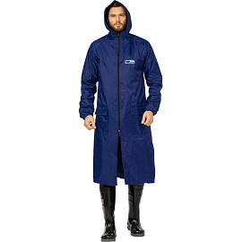 Плащ влагозащитный Waterproof Line Poseidon WPL ПВХ на молнии синий (размер 44-46, рост 182-188) фото Плащ влагозащитный Waterproof Line Poseidon WPL ПВХ на молнии синий (размер 44-46, рост 182-188)