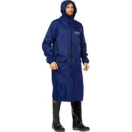 Плащ влагозащитный Waterproof Line Poseidon WPL ПВХ на молнии синий (размер 44-46, рост 182-188) фото Плащ влагозащитный Waterproof Line Poseidon WPL ПВХ на молнии синий (размер 44-46, рост 182-188)