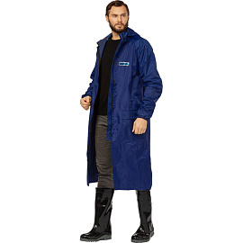 Плащ влагозащитный Waterproof Line Poseidon WPL ПВХ на молнии синий (размер 44-46, рост 182-188) фото Плащ влагозащитный Waterproof Line Poseidon WPL ПВХ на молнии синий (размер 44-46, рост 182-188)