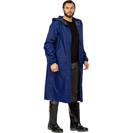 Плащ влагозащитный Waterproof Line Poseidon WPL ПВХ на молнии синий (размер 44-46, рост 182-188) фото Плащ влагозащитный Waterproof Line Poseidon WPL ПВХ на молнии синий (размер 44-46, рост 182-188)